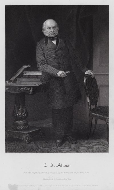 John Quincy Adams (gravura) de Alonzo (after) Chappel