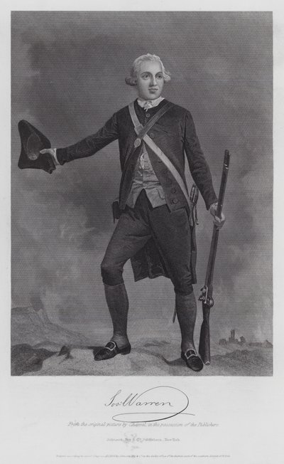 Joseph Warren (gravura) de Alonzo (after) Chappel