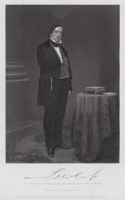 Lewis Cass (gravura) de Alonzo (after) Chappel
