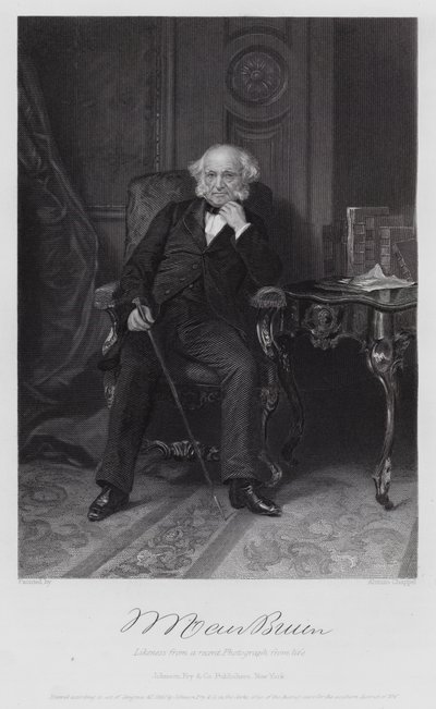 Martin Van Buren (gravura) de Alonzo (after) Chappel