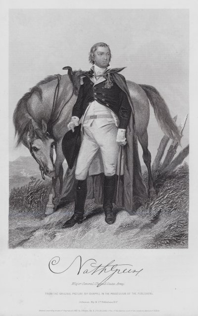 Nathaniel Greene (gravura) de Alonzo (after) Chappel