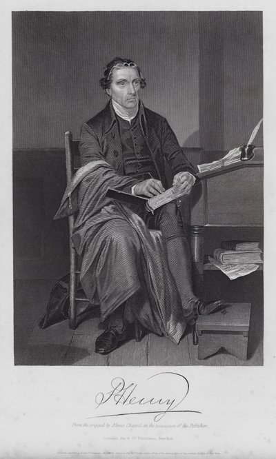 Patrick Henry (gravura) de Alonzo (after) Chappel