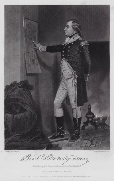 Richard Montgomery (gravura) de Alonzo (after) Chappel