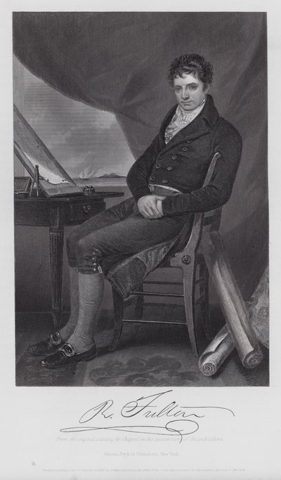Robert Fulton (gravura) de Alonzo (after) Chappel