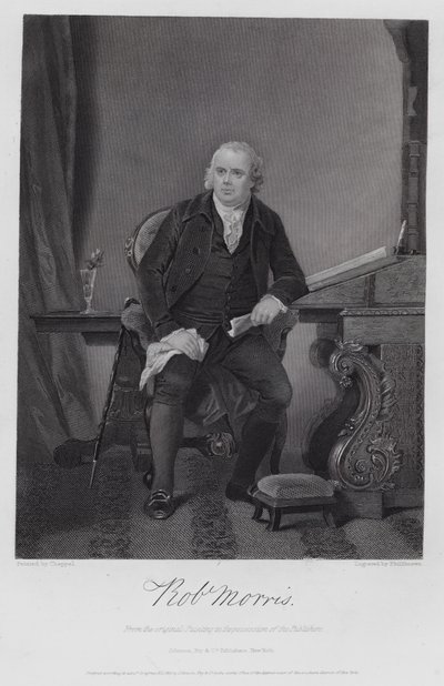 Robert Morris (gravura) de Alonzo (after) Chappel
