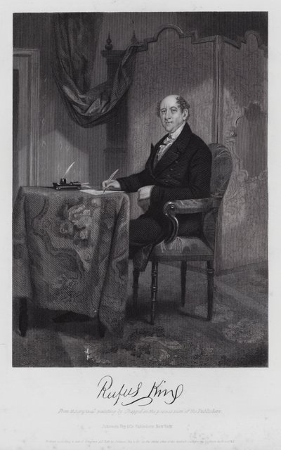Rufus King (gravura) de Alonzo (after) Chappel