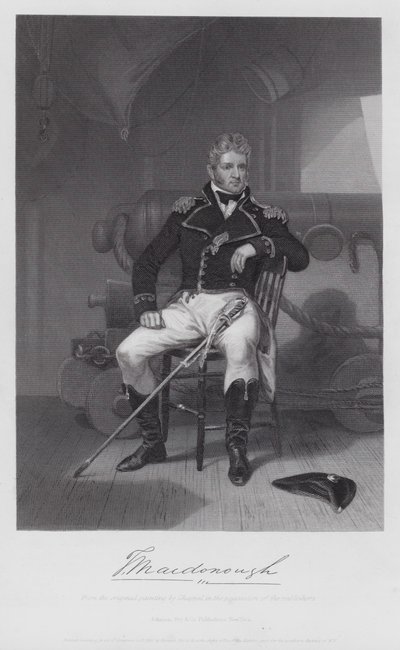 Thomas Macdonough (gravura) de Alonzo (after) Chappel
