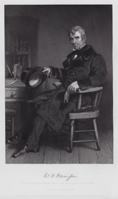 William Henry Harrison (gravura) de Alonzo (after) Chappel