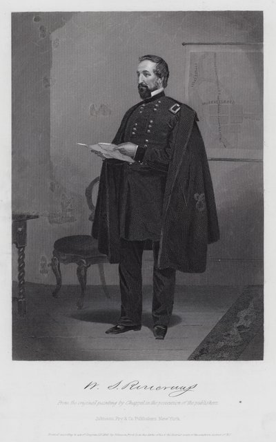 William Stark Rosecrans (gravura) de Alonzo (after) Chappel