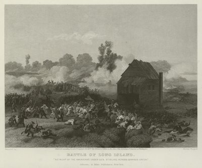 Batalha de Long Island, 1776 de Alonzo Chappel