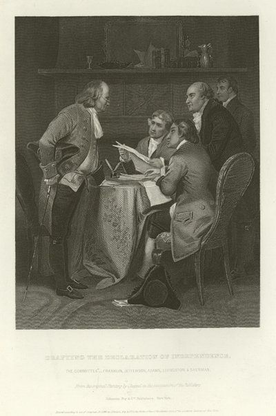 Elaboração da Declaração da Independência de Alonzo Chappel
