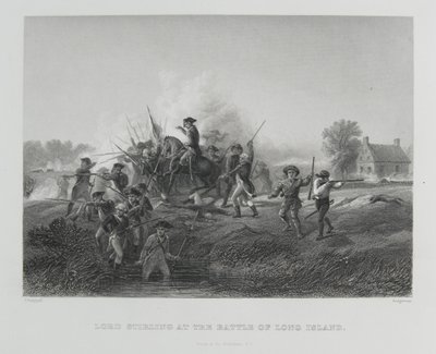 Lorde Stirling na batalha de Long Island, 1776 de Alonzo Chappel