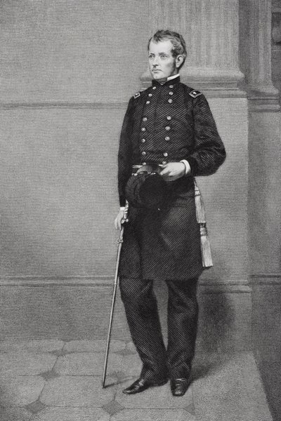 Retrato de Joseph Hooker (1814-79) de Alonzo Chappel