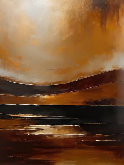 Paisagem abstrata ao pôr do sol de Alpenglow Workshop