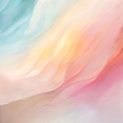 Abstrato em tons pastel de sonho de Alpenglow Workshop