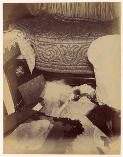 Assassinato de Lady Durand, vista do quarto de dormir de Alphonse Bertillon