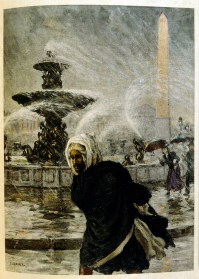 Ilustração de Dinet de "Mirages" Cenas da vida árabe. 1906. Mirages, Scenes De La Vie Arab foi ilustrado por Etienne Dinet com comentários de Silman Ben Ibrahim Bamer. Nasreddine Dinet nasceu como Alphonse-Etienne Dinet; (1861-1929) foi um francês de Alphonse Etienne Dinet