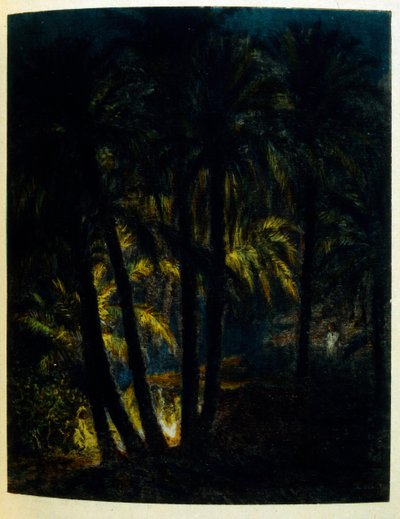 Ilustração de Dinet de "Mirages" Cenas da vida árabe. 1906. Mirages, Scenes De La Vie Arab foi ilustrado por Etienne Dinet com comentários de Silman Ben Ibrahim Bamer. Nasreddine Dinet nasceu como Alphonse-Etienne Dinet; (1861-1929) foi um francês de Alphonse Etienne Dinet