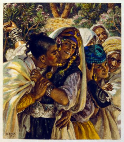 Ilustração por Dinet de 