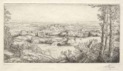 Um vale na Borgonha de Alphonse Legros
