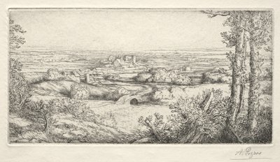 Um vale na Borgonha de Alphonse Legros
