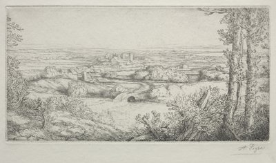 Um vale na Borgonha de Alphonse Legros