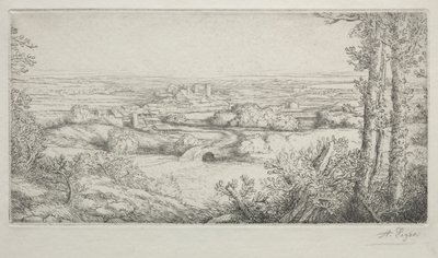 Um vale na Borgonha Um vale na Borgonha. de Alphonse Legros
