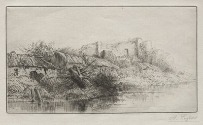 Aldeia abandonada. de Alphonse Legros