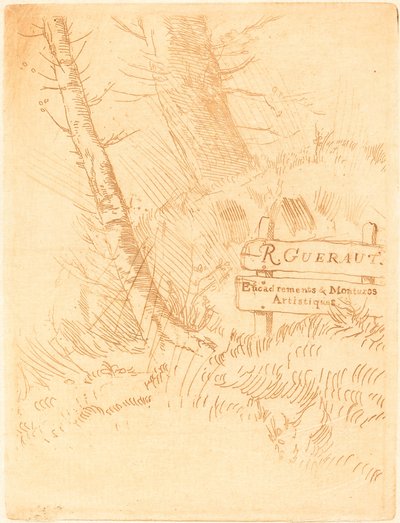 Endereço de R. Gueraut (Endereço de M.R. Gueraut) de Alphonse Legros