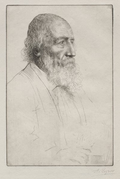 Alfred Lord Tennyson. de Alphonse Legros