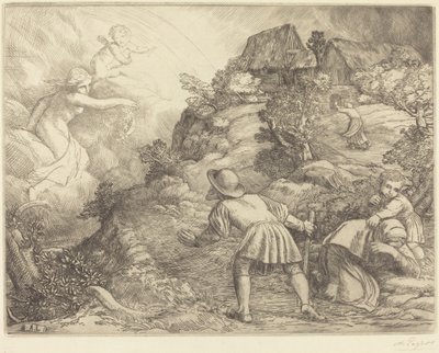 Alegoria do Camponês e da Fortuna: Sujeito Alegórico de Alphonse Legros
