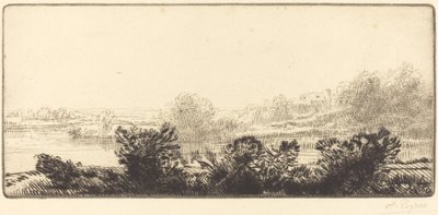 Banks of the Loire (Bord de la Loire) de Alphonse Legros