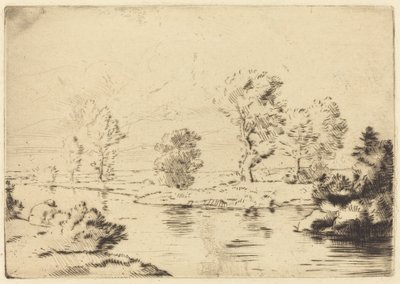 Bancos do Marne (Marne Board) de Alphonse Legros