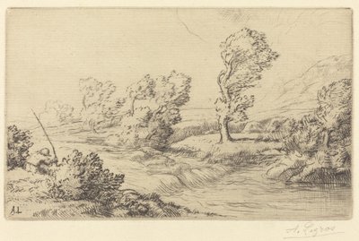 Margens do Marne Bord de la Marne. de Alphonse Legros