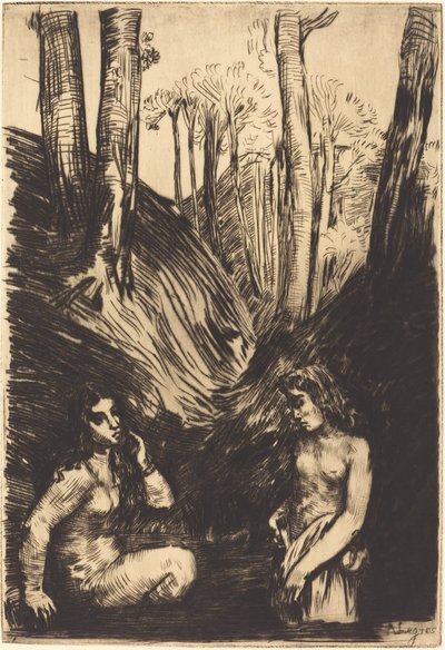 Banhistas de Alphonse Legros