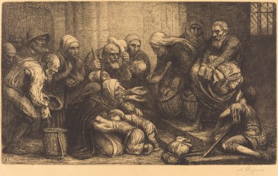 Mendigos de Bruxelas de Alphonse Legros