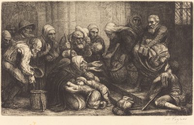 Mendigos de Bruxelas Os mendigos de Bruges. de Alphonse Legros