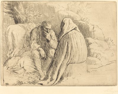 Acampamento boêmio Acampamento boêmio. de Alphonse Legros