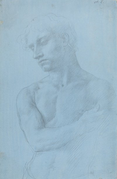 Busto do Homem Nu. de Alphonse Legros