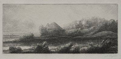 Cabana no pântano de Alphonse Legros