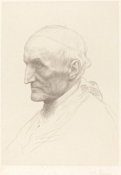Cardeal Manning, 2ª chapa. de Alphonse Legros