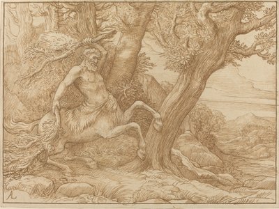 Centauro com Ramos de Alphonse Legros