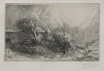Chailli: Fim de uma tempestade Effet dorage. de Alphonse Legros