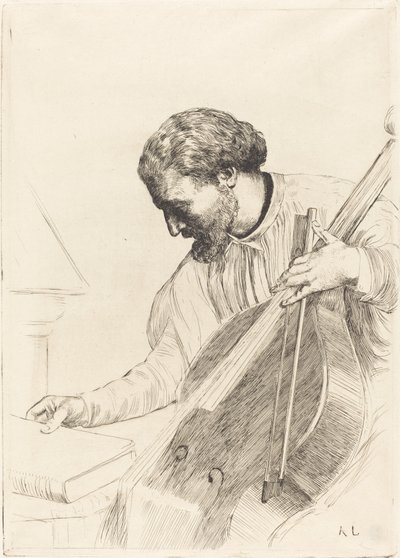 Contra-baixista de Alphonse Legros