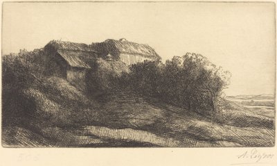 Casa de campo na encosta de Alphonse Legros