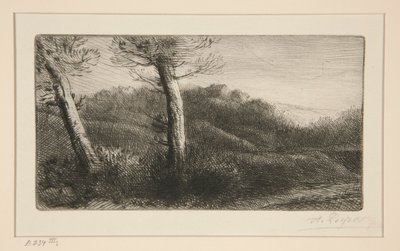 Pôr-do-sol de Alphonse Legros
