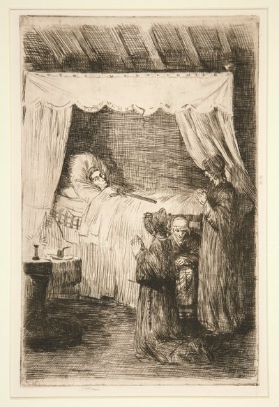 Olho da Morte (O Velho Mortuário) de Alphonse Legros