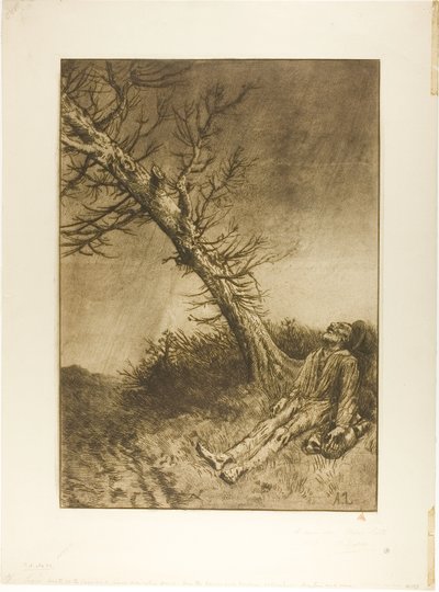 A Morte do Vagabundo de Alphonse Legros