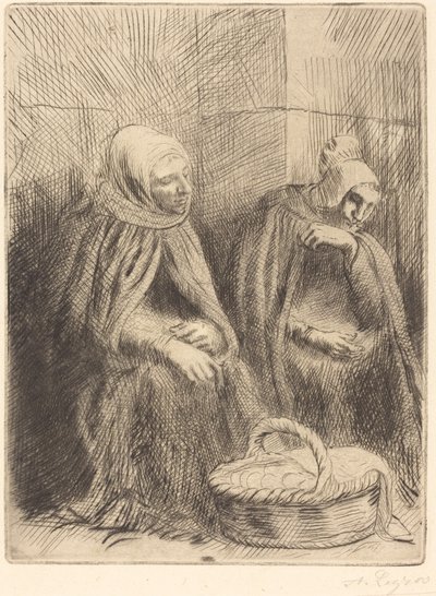 Vendedores de ovos, 1º prato de Alphonse Legros