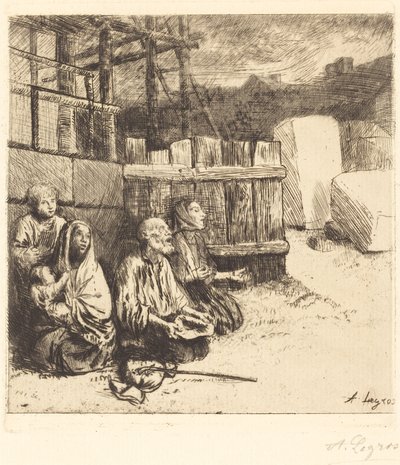 Mendigos ingleses Mendigos ingleses, 1875. de Alphonse Legros
